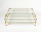 Mid-Century Coffee Table in Brass and Glass by Maison Jansen, 1970s, Image 5