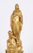 Antike Skulptur der Heiligen Bernadette vor der Jungfrau Maria, 1858 5
