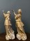 8th Century Angels in Carved Wood, Gilding and Draped, Set of 2 3