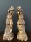 8th Century Angels in Carved Wood, Gilding and Draped, Set of 2, Image 4