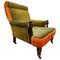 Antique English Victorian Library Armchair, 1880, Image 1