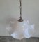 Vintage Murano White Swirl Deckenlampe Swirl aus Muranoglas 5