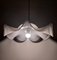 Lámpara de techo Swirl vintage en blanco de cristal de Murano, Imagen 2