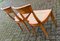 Early Biedermeier Dining Chairs in Fruit Wood, Germany, 1850s, Set of 4, Image 12