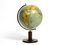 Globe Terrestre Moderne Mid-Century avec Petite Boussole 17