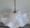 Large White Swirl Murano Glass Ceiling Light, 1960s, Image 7