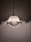 Große Weiße Deckenlampe aus Muranoglas, 1960er 9