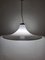 Große Vintage Murano Weiße Swirl Deckenlampe aus Muranoglas, 1950er 6