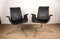 Danish Armchairs in Black Leather and Chromed Steel Model Fk 6725 by Preben Fabricius and Jørgen Kastholm for Walter Knoll, Set of 2 3