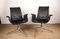 Danish Armchairs in Black Leather and Chromed Steel Model Fk 6725 by Preben Fabricius and Jørgen Kastholm for Walter Knoll, Set of 2, Image 3