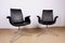 Danish Armchairs in Black Leather and Chromed Steel Model Fk 6725 by Preben Fabricius and Jørgen Kastholm for Walter Knoll, Set of 2, Image 11