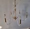 Murano Chandelier 6 Arms De Majo in Murano Glass, 1950s 1