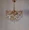 Vintage Italian Circular Chandelier Crystal Drops, 1950s, Image 5
