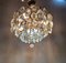 Vintage Italian Circular Chandelier Crystal Drops, 1950s 6