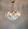 Vintage Italian Circular Chandelier Crystal Drops, 1950s 4