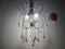 Lámpara de araña italiana de cristal de Murano, Italia, años 40, Imagen 4