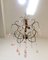 Lámpara de araña italiana de cristal de Murano, Italia, años 40, Imagen 8