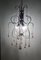Lámpara de araña italiana de cristal de Murano, Italia, años 40, Imagen 5
