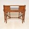 Burr Walnut Writing Desk by Howard & Sons, 1860s, Image 7