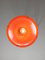 Italian Space Age Orange Acrylic Glass Pendant Lamp, 1970s 6