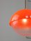 Italian Space Age Orange Acrylic Glass Pendant Lamp, 1970s, Image 3