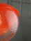 Italian Space Age Orange Acrylic Glass Pendant Lamp, 1970s, Image 8