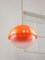 Italian Space Age Orange Acrylic Glass Pendant Lamp, 1970s 11