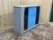 Painted Wooden Cabinet with Sliding Doors 8