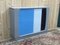 Painted Wooden Cabinet with Sliding Doors 6