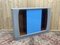 Painted Wooden Cabinet with Sliding Doors 2