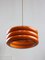 Mid-Century Italian Brass and Glass Pendant Lamp 3