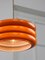 Mid-Century Italian Brass and Glass Pendant Lamp 13