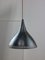 Lámpara colgante italiana vintage de metal negro, Imagen 1