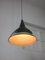 Vintage Italian Black Metal Pendant Lamp 9