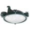 Industrielle französische Vintage Scone Wandlampe aus Gusseisen & Klarglas von Sammode 1