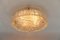 Lámpara de empotrar grande redonda de vidrio de Kaiser Leuchten, Alemania, años 60, Imagen 2