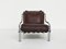 Leather Armchair Mod. String by Gae Aulenti for Poltronova, Italy, 1962 3