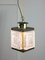 Vintage Italian Brass and Glass Lantern 9