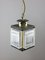 Vintage Italian Brass and Glass Lantern 1