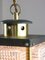 Vintage Italian Brass and Glass Lantern 11
