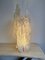 Mid-Century Modern Italian Abstract Sculpture Opalescent Glass Lamp, 1970s 2