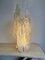 Mid-Century Modern Italian Abstract Sculpture Opalescent Glass Lamp, 1970s, Image 2