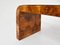 Bridge Desk Table in Walnut Burl by Gio Ponti, Italy, 1932 11