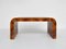 Mesa de escritorio Bridge de madera nudosa de nogal de Gio Ponti, Italia, 1932, Imagen 1