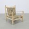 Low Rope Chair in Natural Teak by Adrien Audoux & Frida Minet, 1970s 1