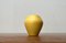 Vaso da studio Mid-Century minimalista con vaso giallo di Bückeburg Keramik, Germania, anni '60, Immagine 1