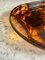 Oval Acrylic Serving Tray in Faux Tortoiseshell -Brass from Guzzini, Italy, 1970s 6