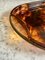 Oval Acrylic Serving Tray in Faux Tortoiseshell -Brass from Guzzini, Italy, 1970s, Image 6