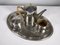 Bauhaus Kaffeeservice aus Metall, 1920er, 4er Set 3