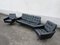 Mid-Century Leather Sofas and Armchairs from Krasemann, 1960s, Set of 3, Image 2
